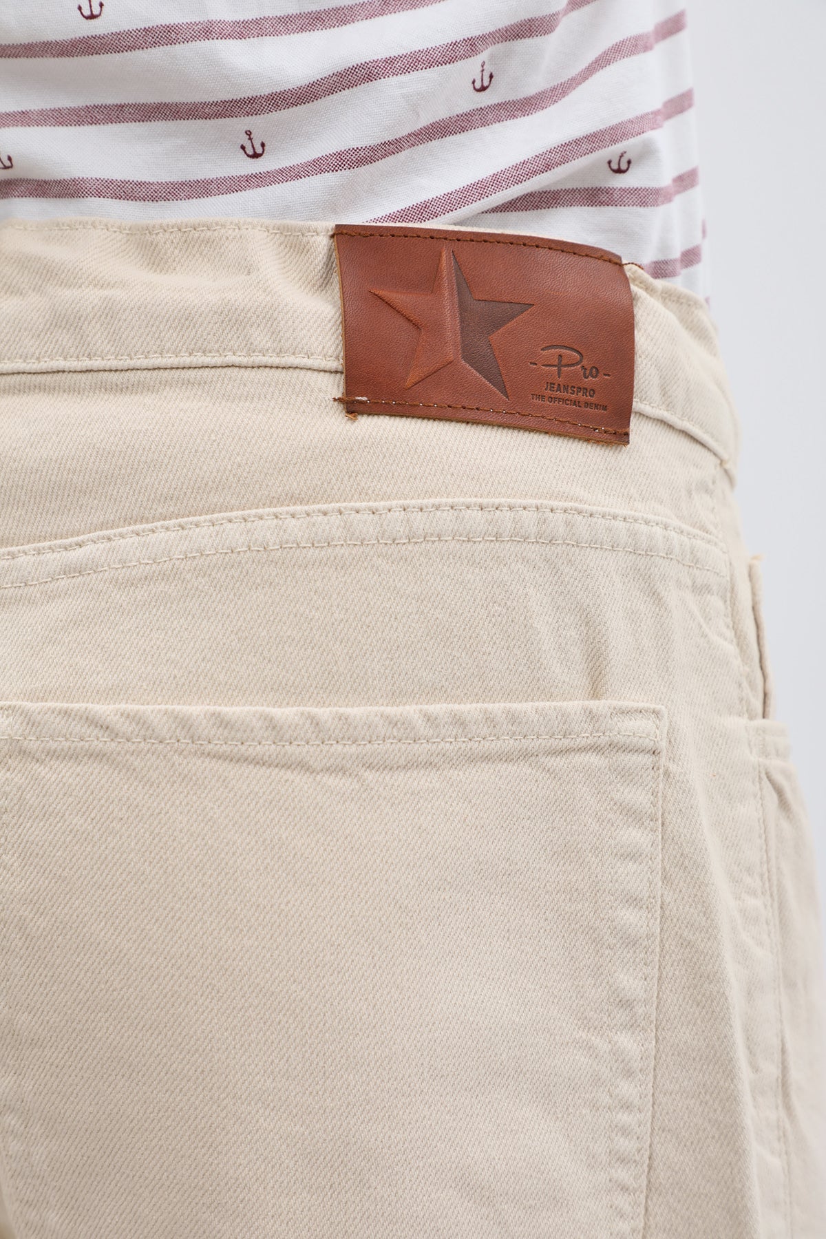 شورت قطن 100% من JEANSPRO - لون بيج