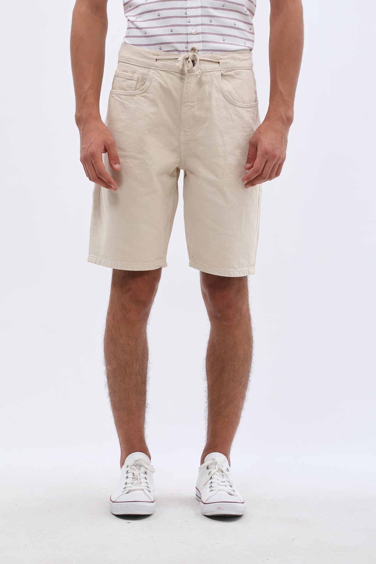 شورت قطن 100% من JEANSPRO - لون بيج
