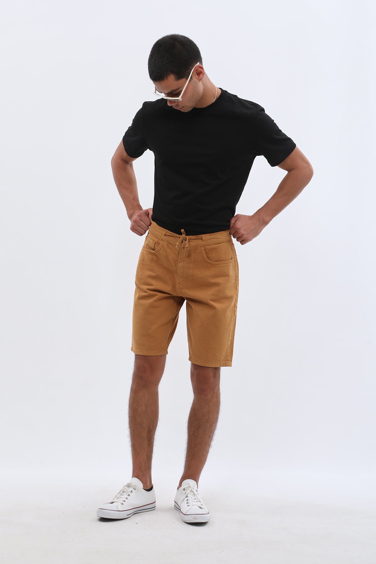 JEANSPRO 100% Cotton Shorts - Mustard