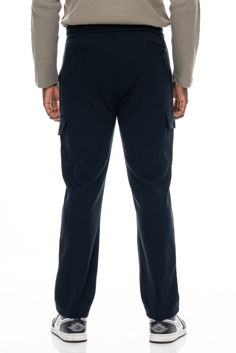 بنطال رياضي قطني مريح - كحلي