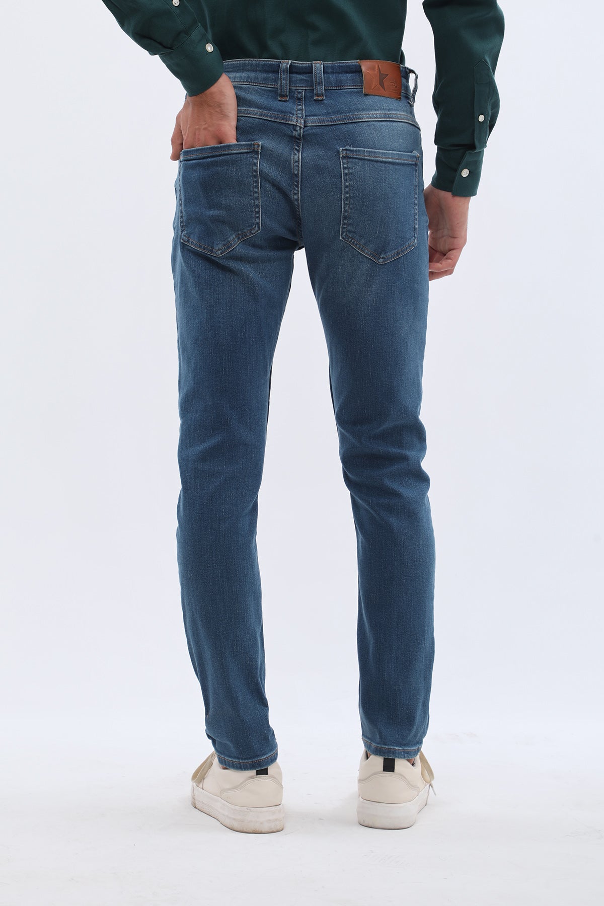جينز Slim Fit من JEANSPRO - لون أزرق سماوي