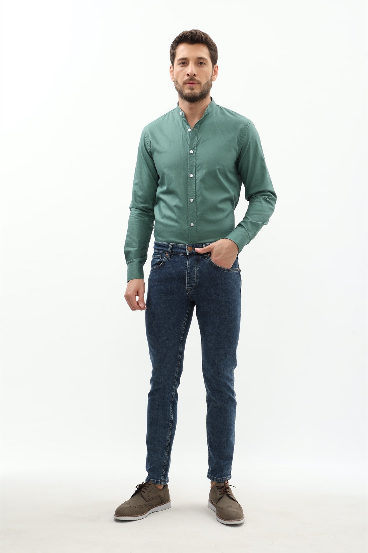 جينز Slim Fit من JEANSPRO - لون أزرق
