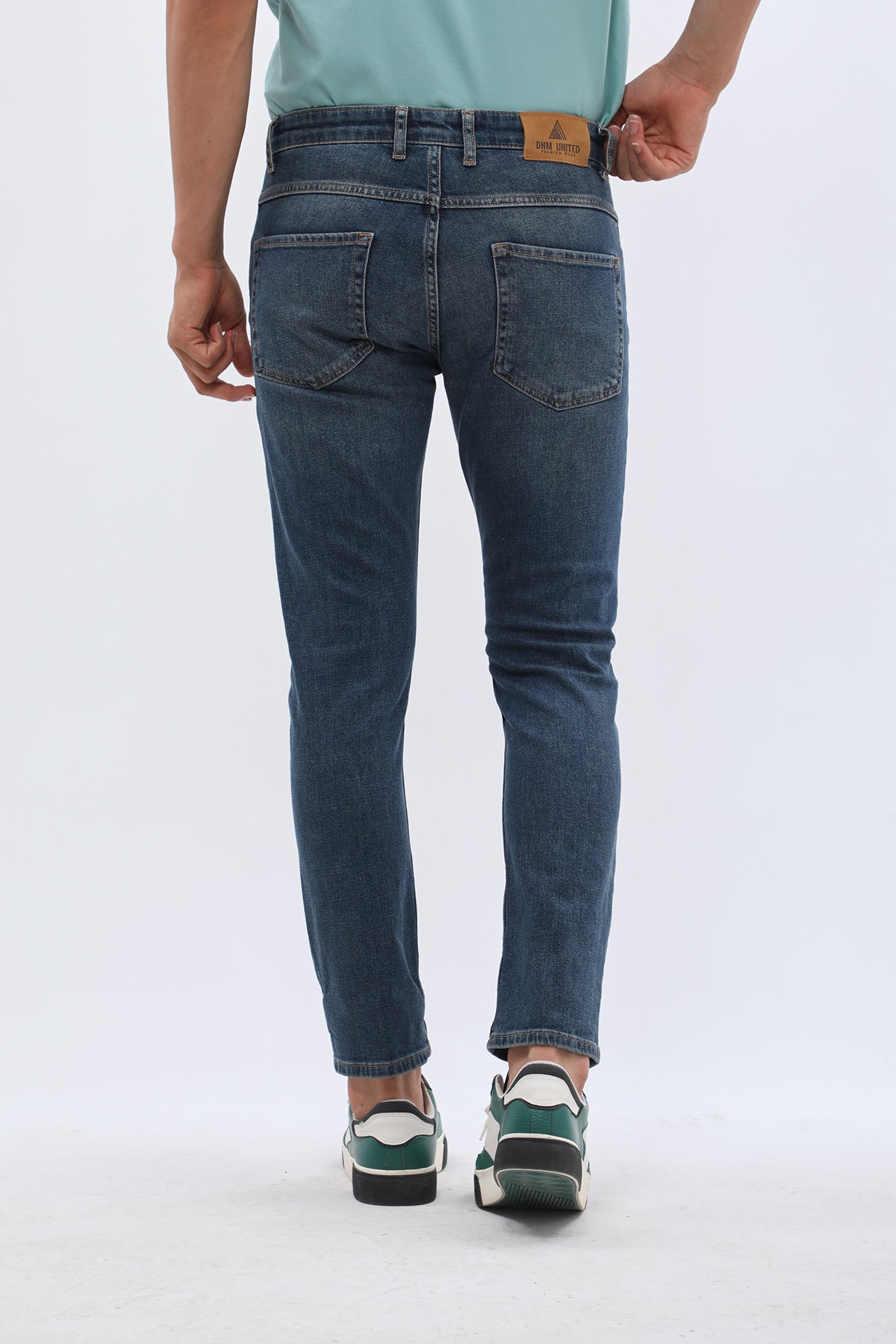 DNM UNITED Slim Fit Jeans - Navy Blue