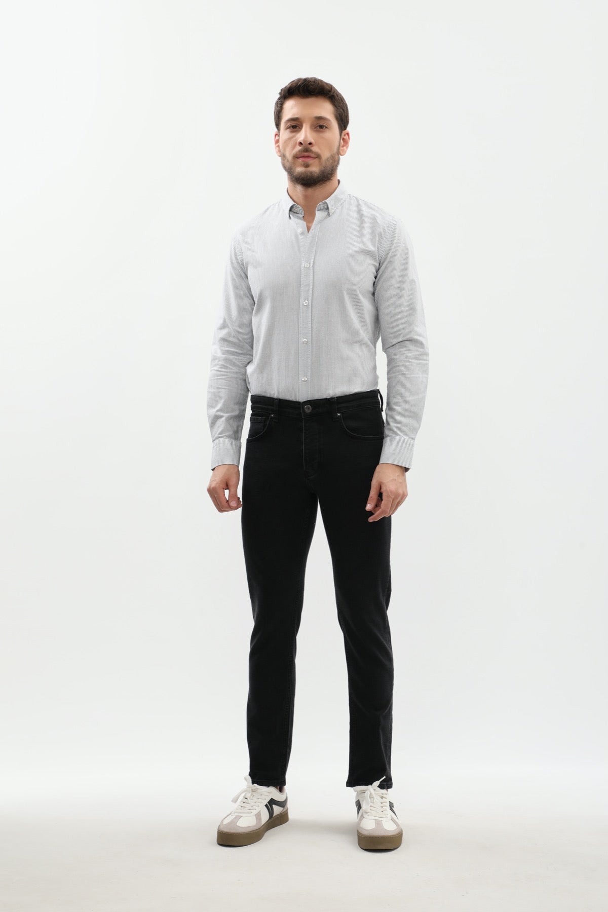 جينز Slim Fit من JEANSPRO - لون أسود