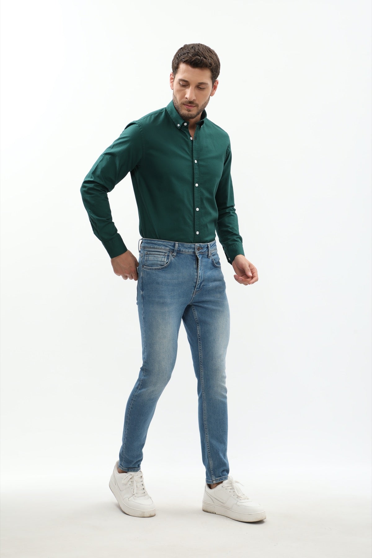 JEANSPRO Slim Fit Jeans - Light Blue Wash