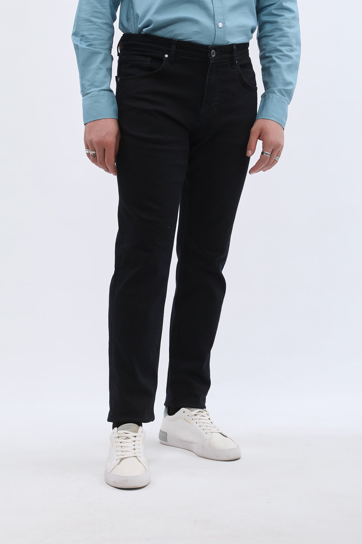 جينز Comfort Fit من JEANSPRO - لون أسود