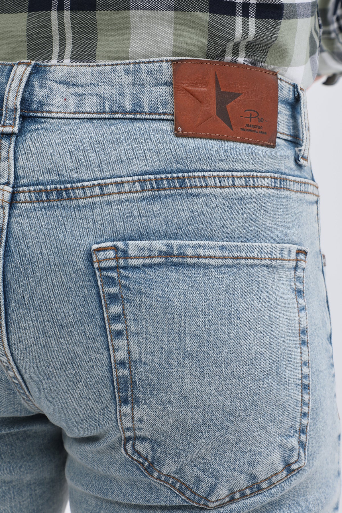 جينز Comfort Fit من JEANSPRO - لون أزرق سماوي