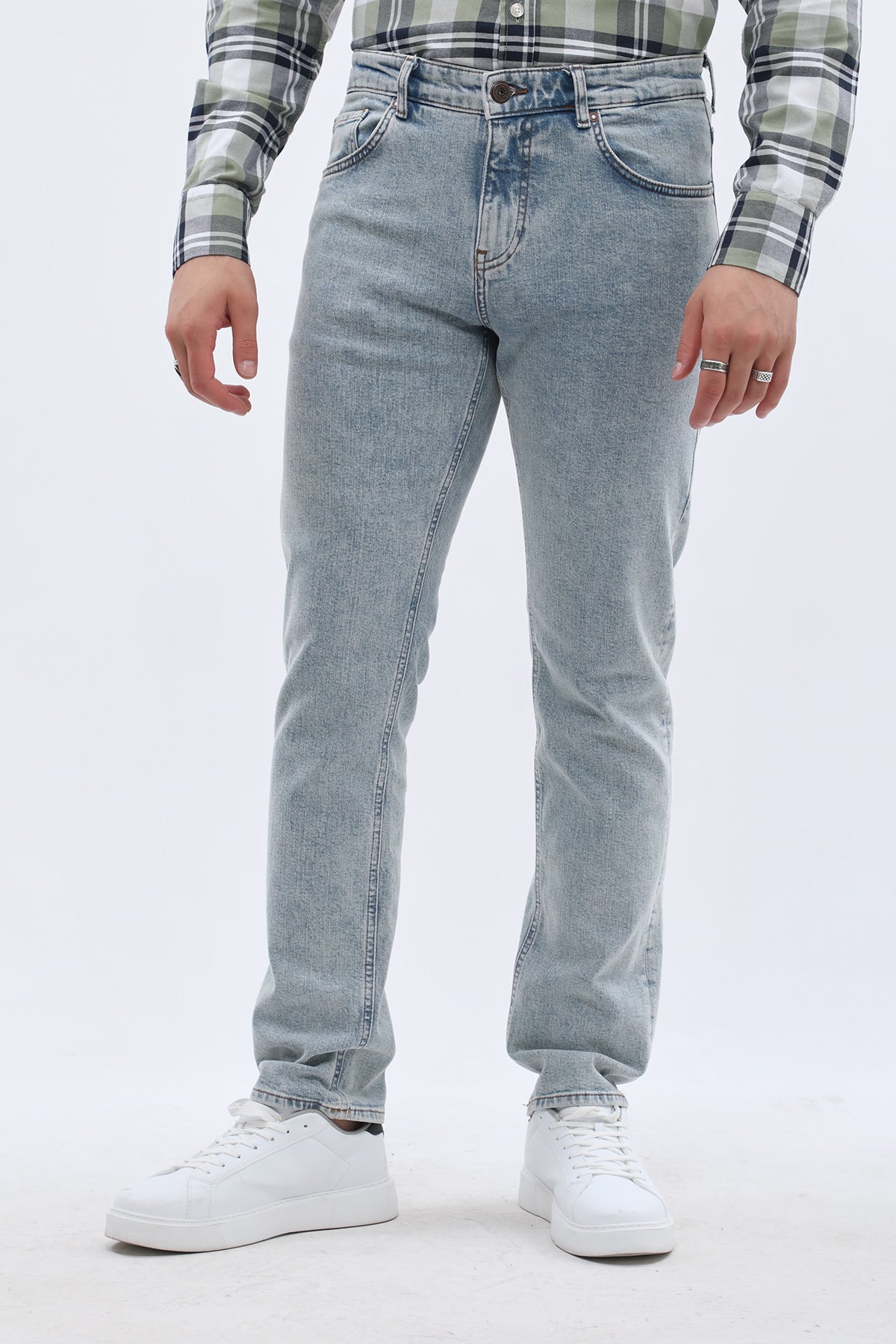 جينز Comfort Fit من JEANSPRO - لون أزرق سماوي