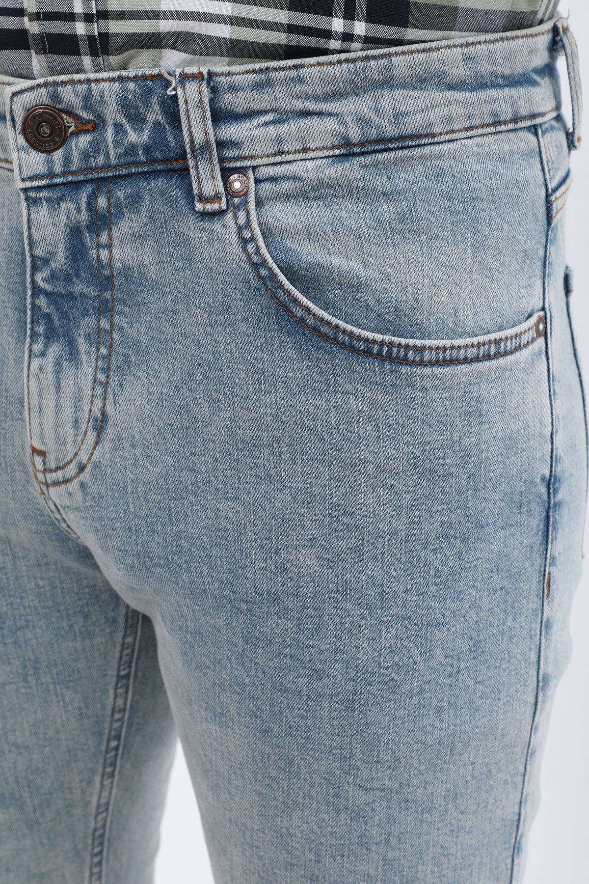 جينز Comfort Fit من JEANSPRO - لون أزرق سماوي