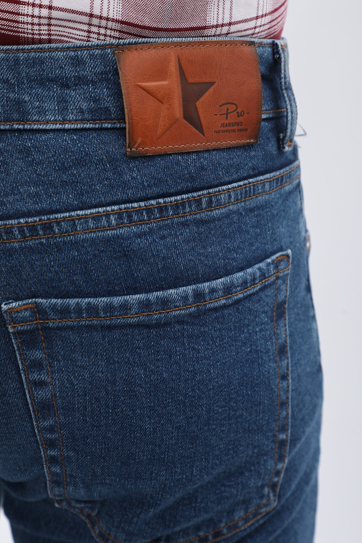 جينز Comfort Fit من JEANSPRO - لون أزرق