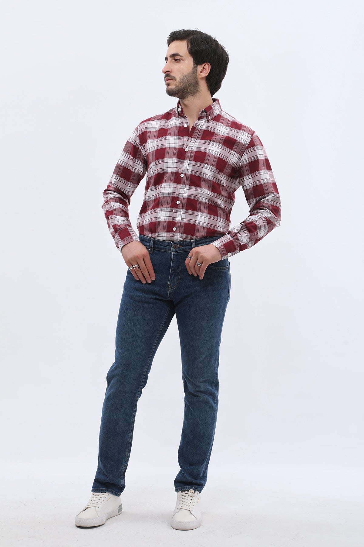 جينز Comfort Fit من JEANSPRO - لون أزرق