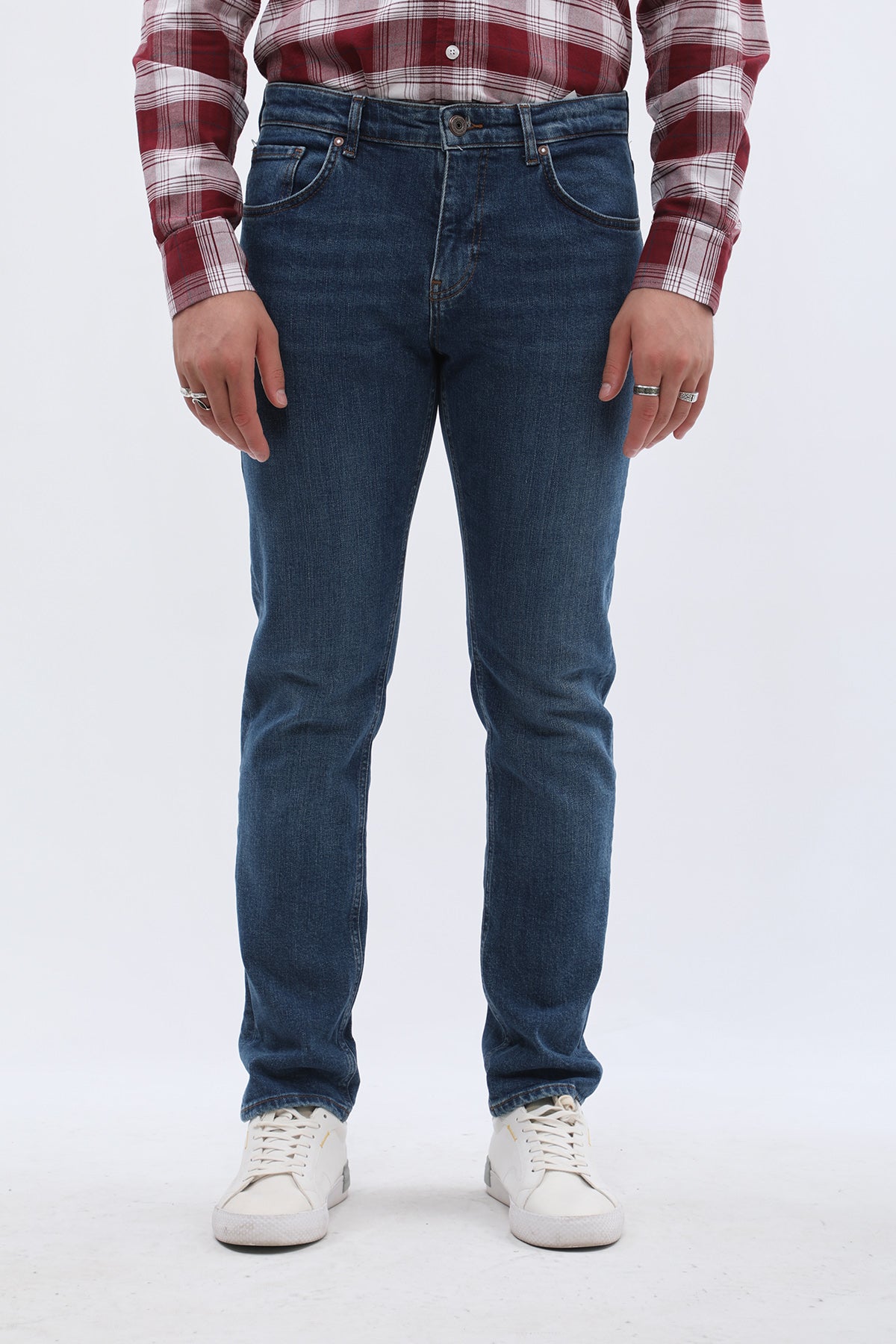 جينز Comfort Fit من JEANSPRO - لون أزرق