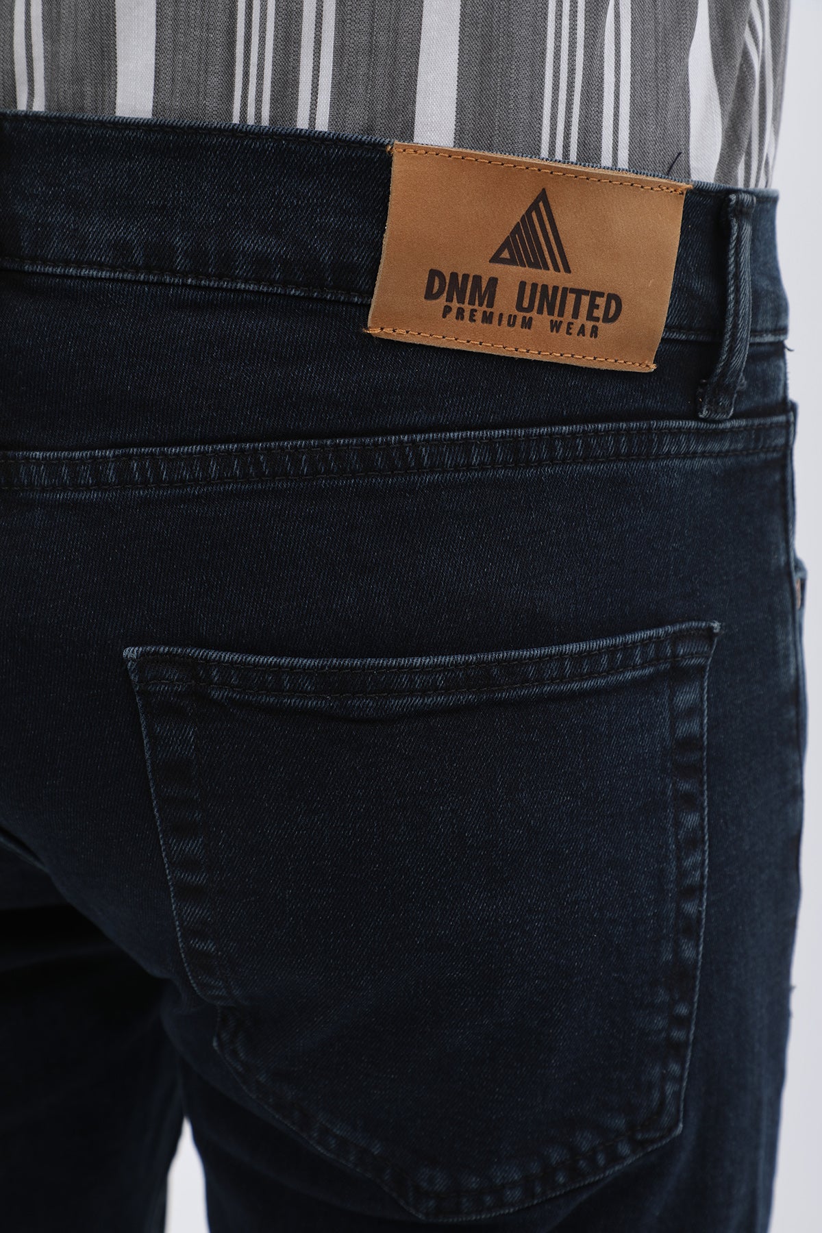 DNM UNITED Boyfriend Slim Fit Jeans - Midnight Blue