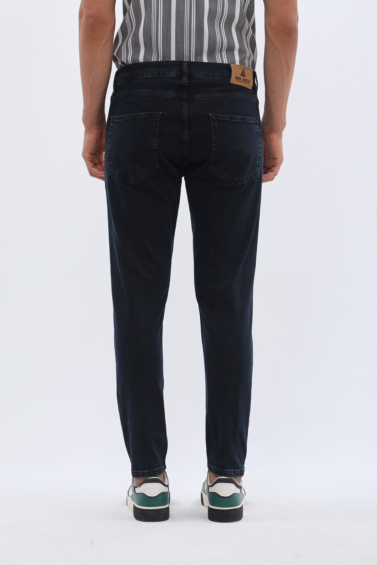 DNM UNITED Boyfriend Slim Fit Jeans - Midnight Blue