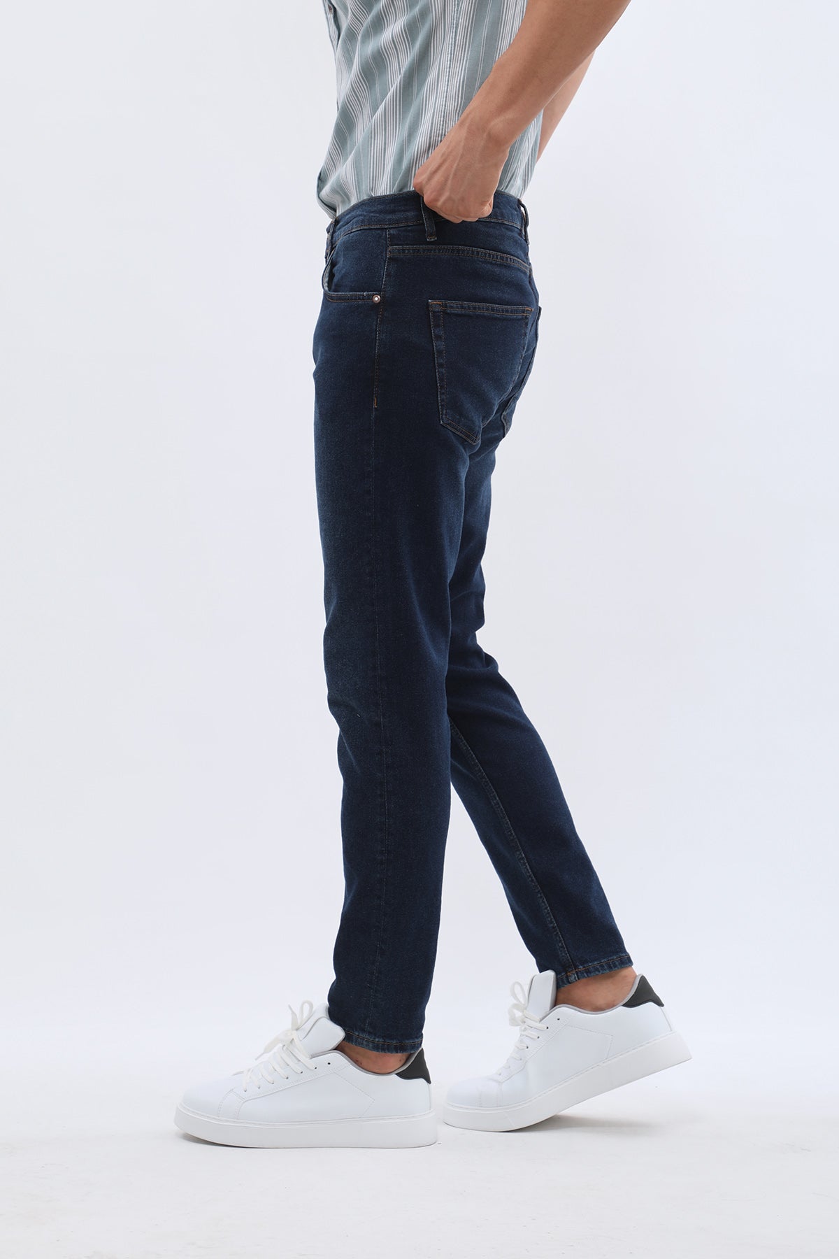 JEANSPRO Boyfriend Slim Fit Jeans - Navy Denim