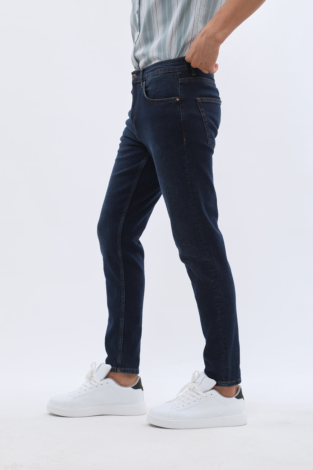 JEANSPRO Boyfriend Slim Fit Jeans - Navy Denim