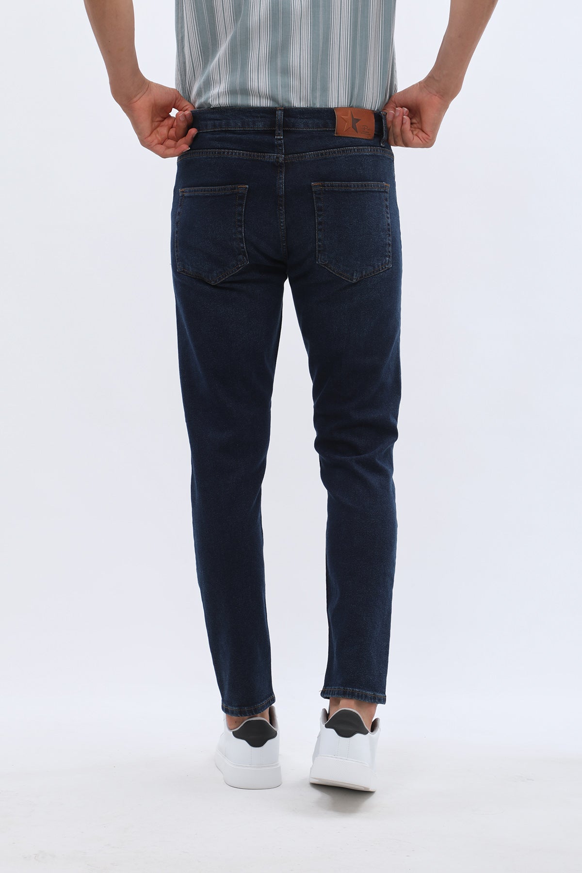JEANSPRO Boyfriend Slim Fit Jeans - Navy Denim