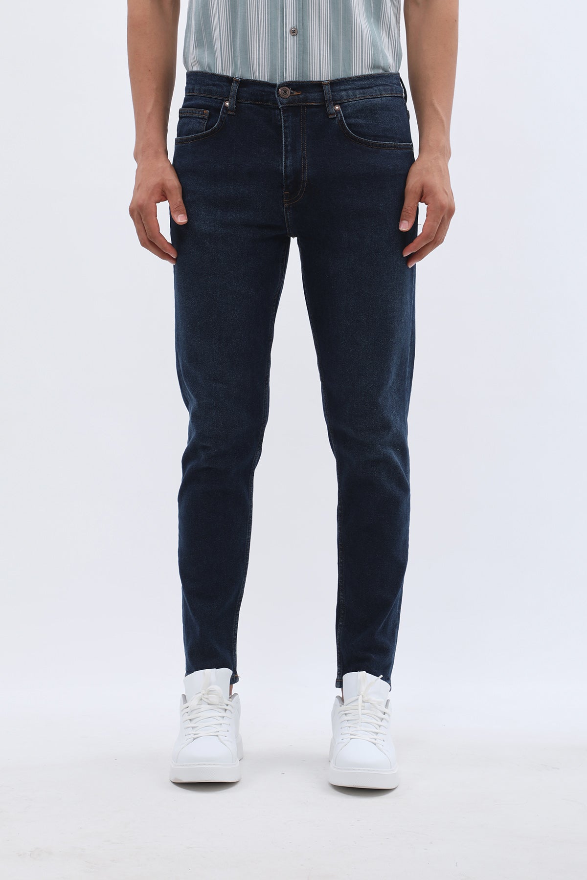 JEANSPRO Boyfriend Slim Fit Jeans - Navy Denim
