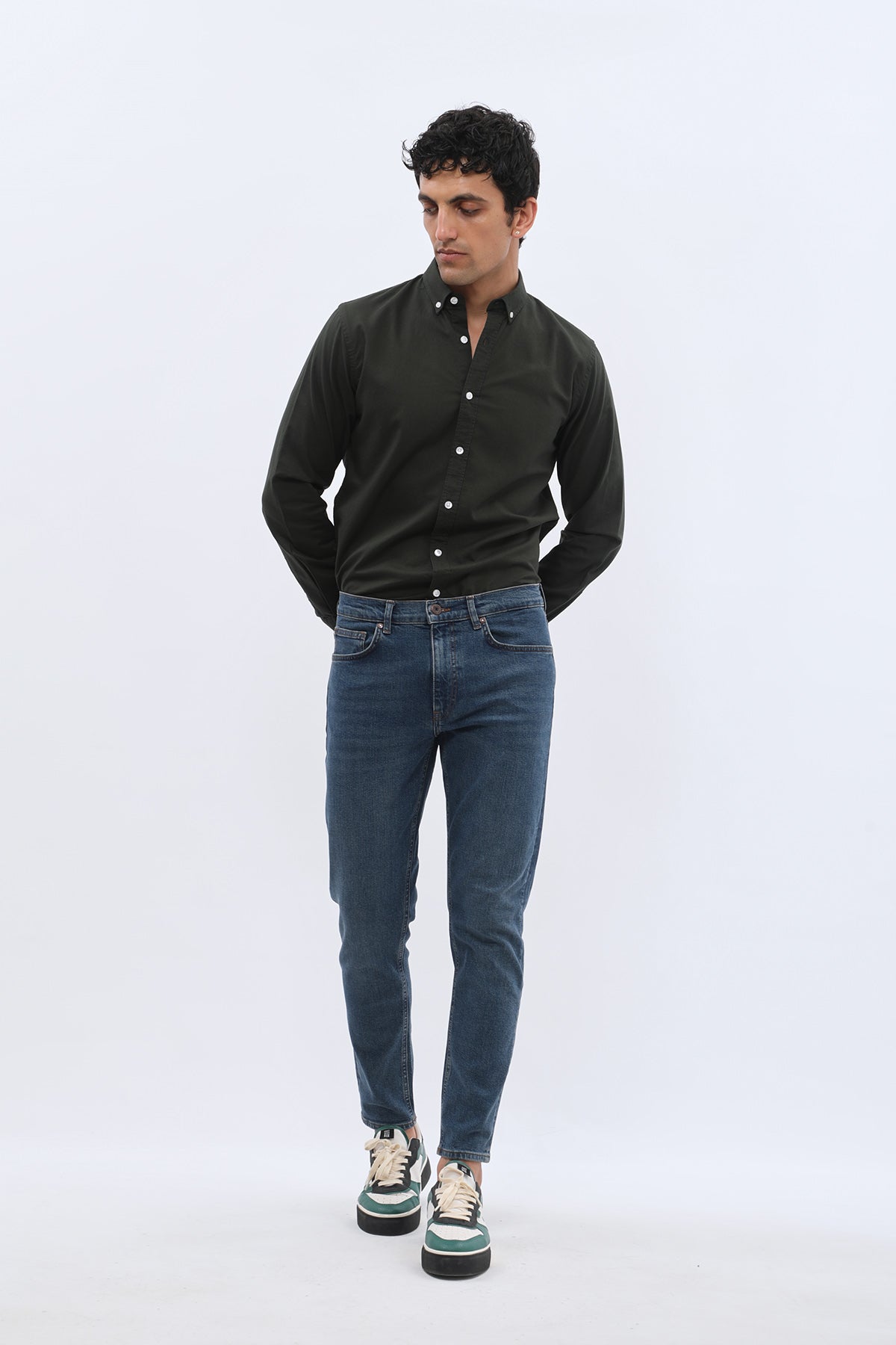 JEANSPRO Boyfriend Slim Fit Jeans - Faded Blue