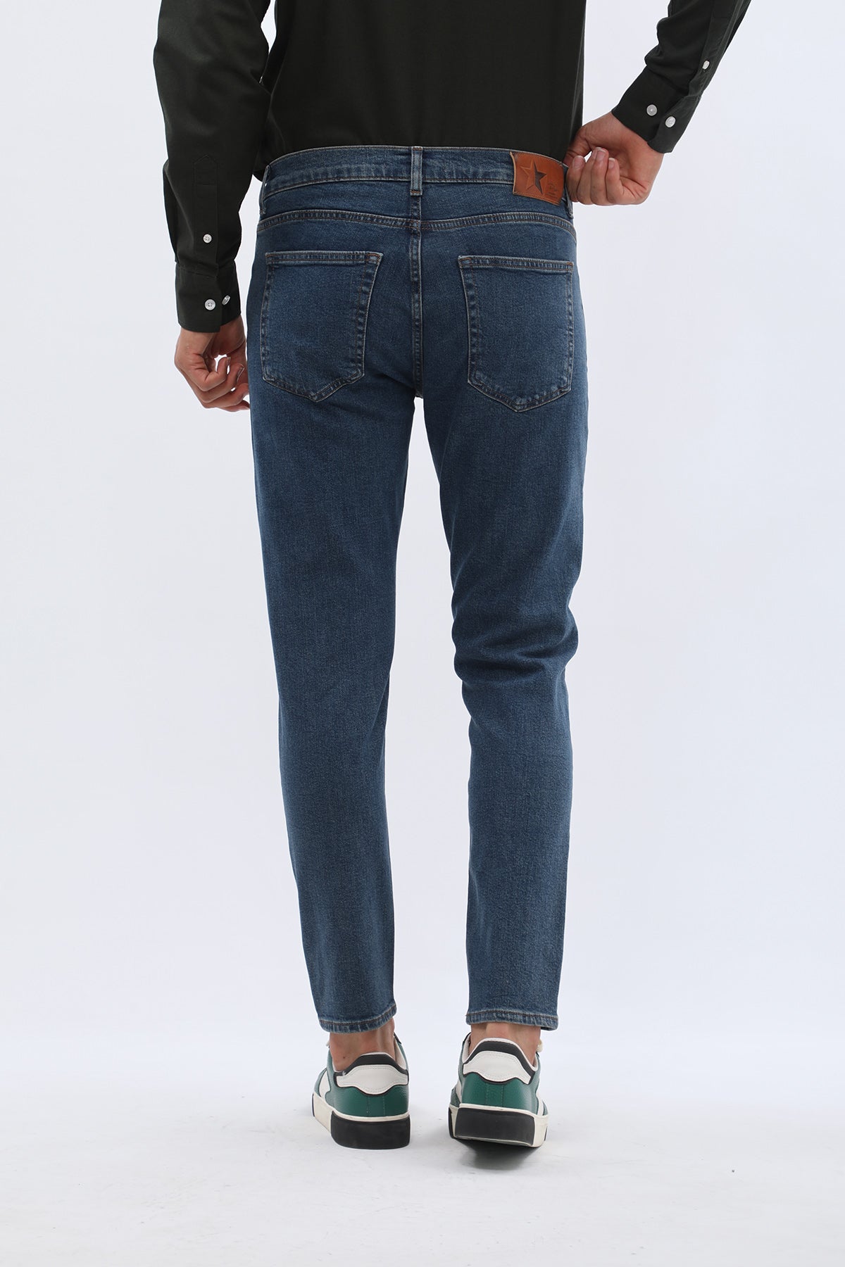 JEANSPRO Boyfriend Slim Fit Jeans - Faded Blue