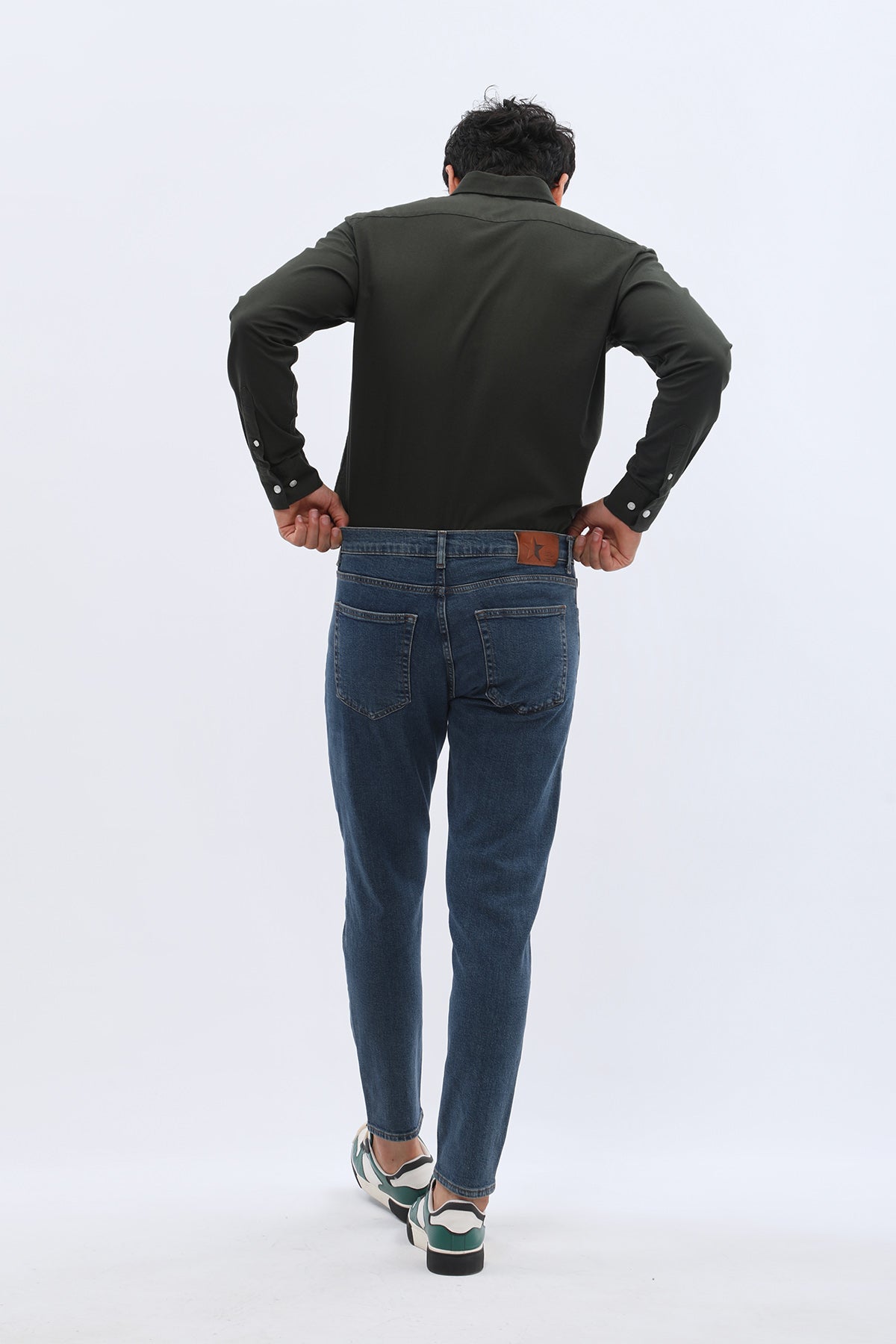 JEANSPRO Boyfriend Slim Fit Jeans - Faded Blue