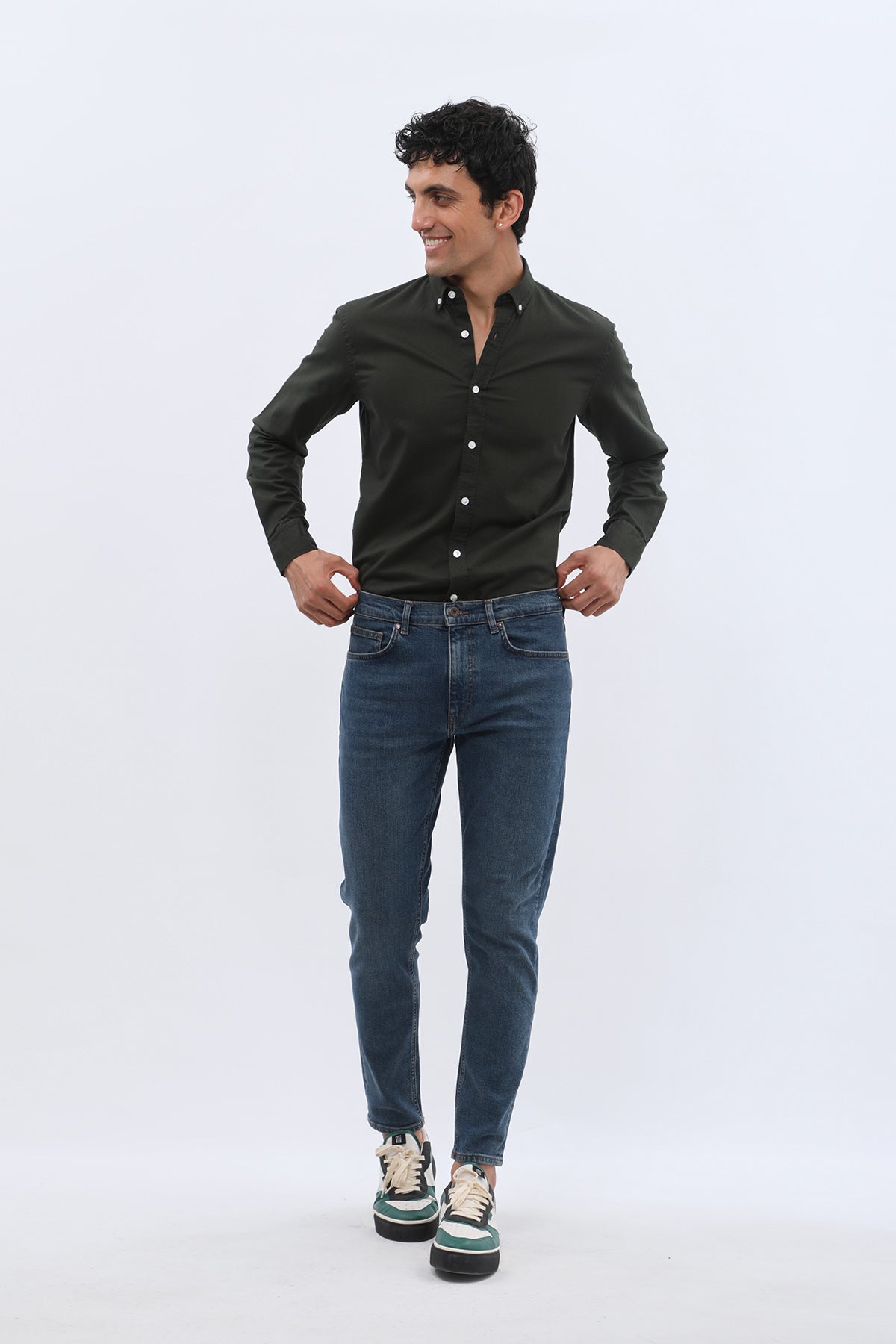 JEANSPRO Boyfriend Slim Fit Jeans - Faded Blue