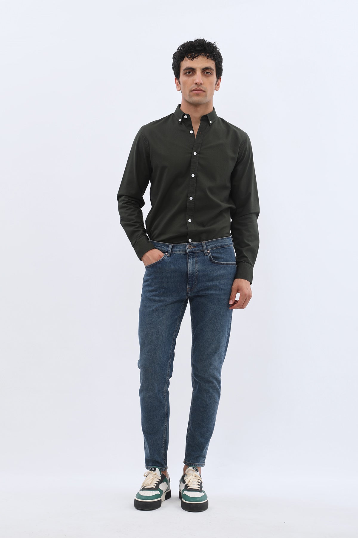 JEANSPRO Boyfriend Slim Fit Jeans - Faded Blue