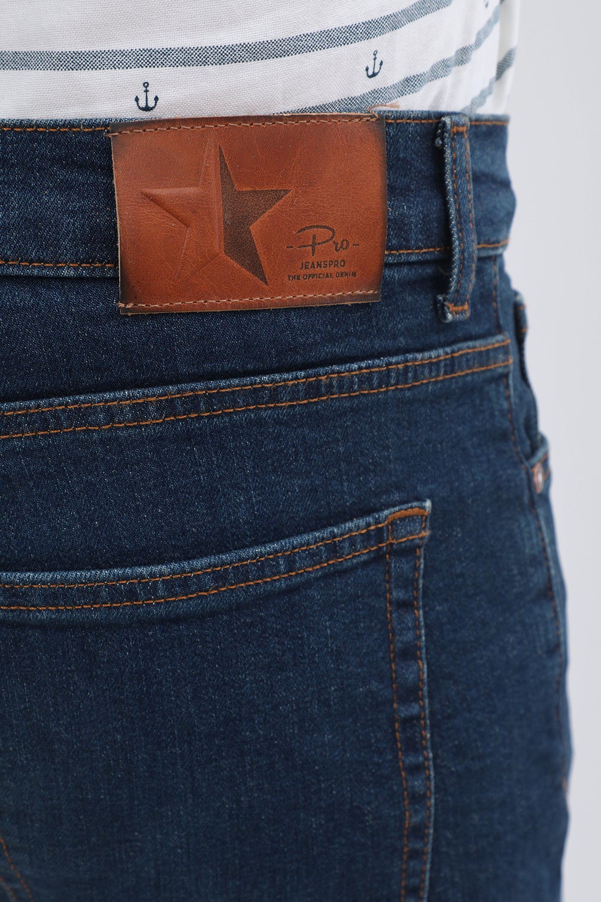 JEANSPRO Boyfriend Slim Fit Jeans - Stonewashed Blue