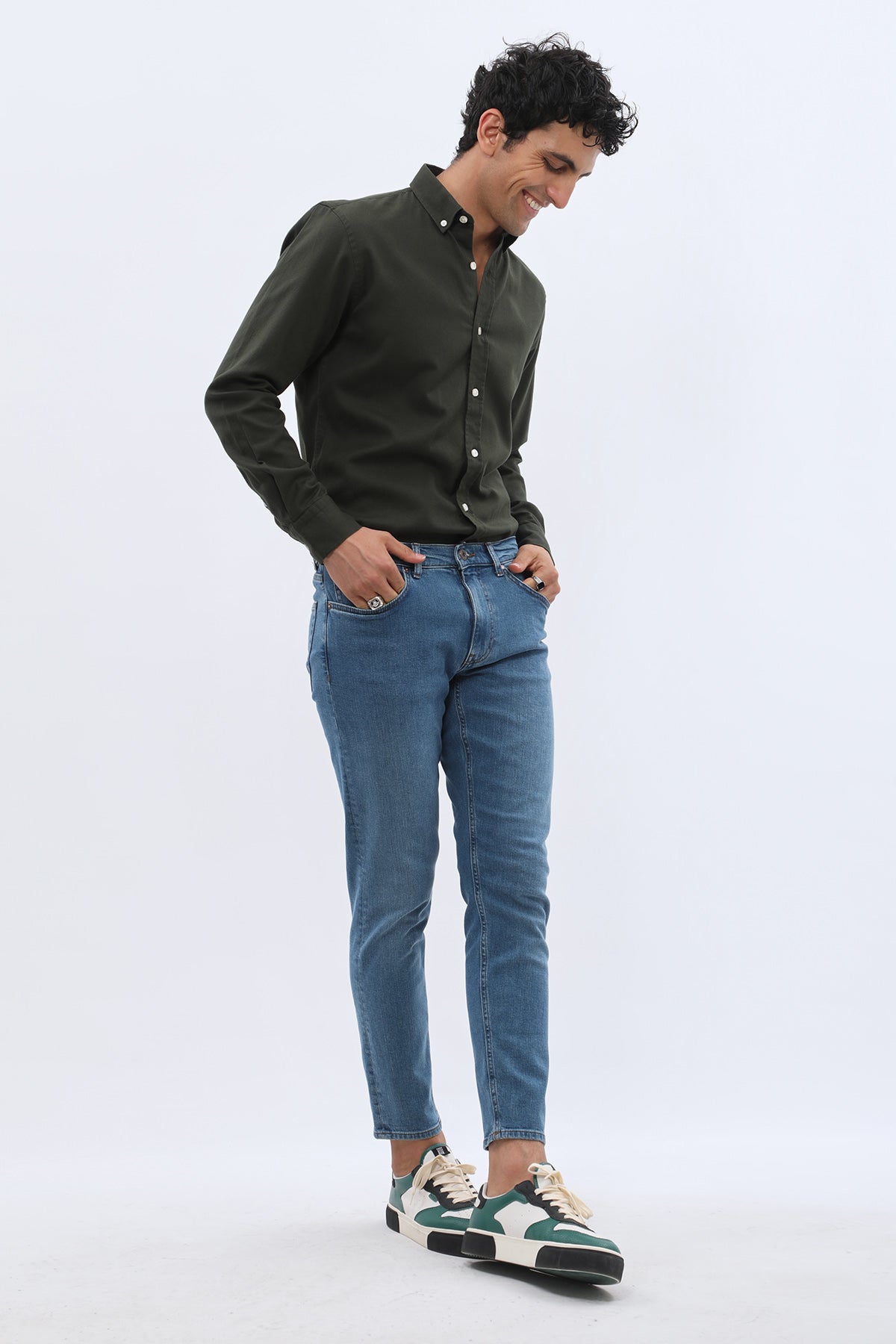 JEANSPRO Boyfriend Slim Fit Jeans - Soft Blue