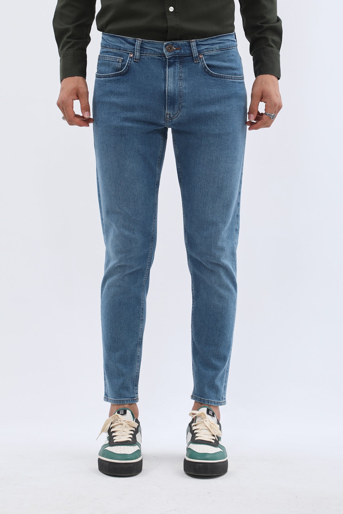 JEANSPRO Boyfriend Slim Fit Jeans - Soft Blue