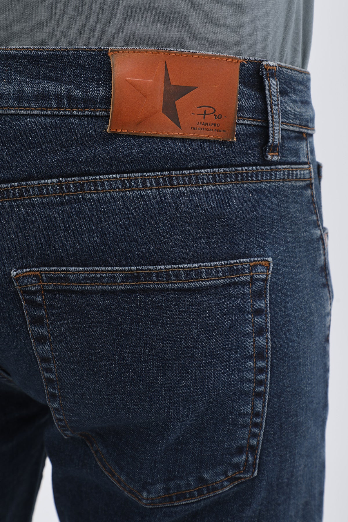 JEANSPRO Boyfriend Slim Fit Jeans - Charcoal Blue