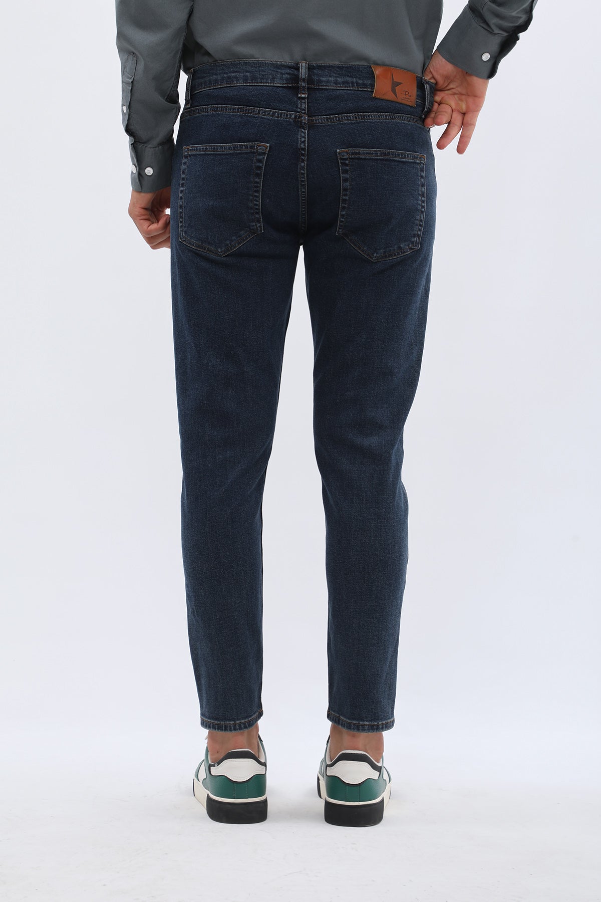 JEANSPRO Boyfriend Slim Fit Jeans - Charcoal Blue