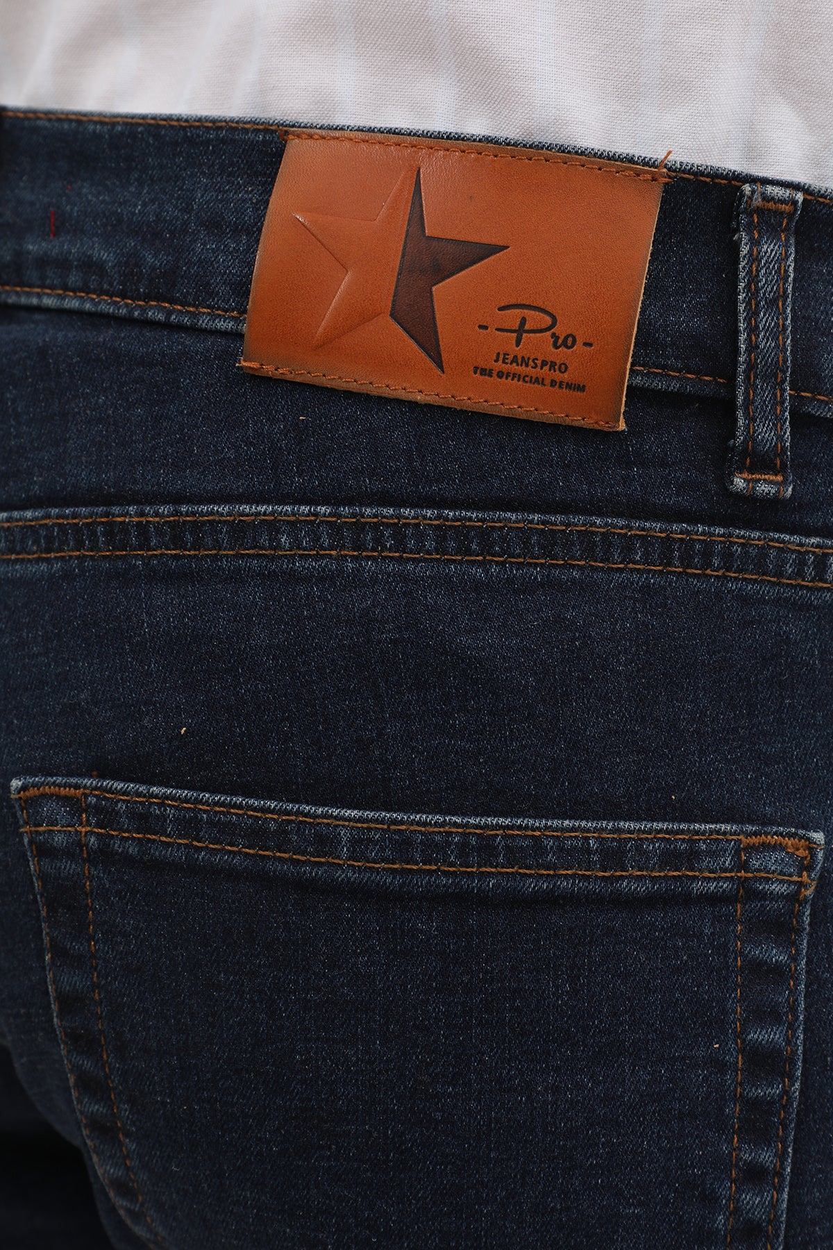 جينز Boyfriend Slim Fit من JEANSPRO - لون دينم كلاسيكي