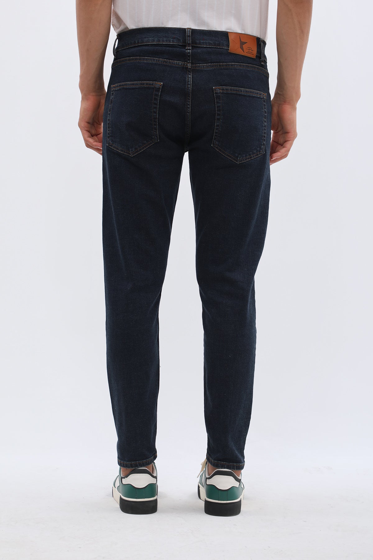 جينز Boyfriend Slim Fit من JEANSPRO - لون دينم كلاسيكي