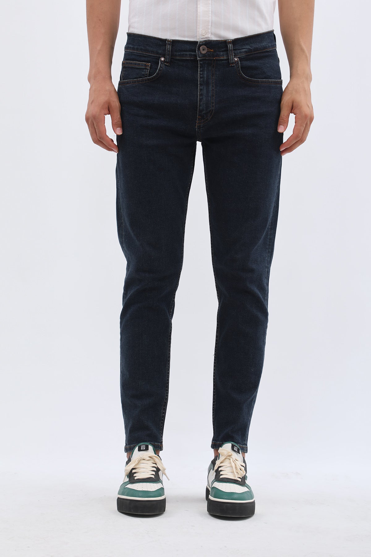 جينز Boyfriend Slim Fit من JEANSPRO - لون دينم كلاسيكي