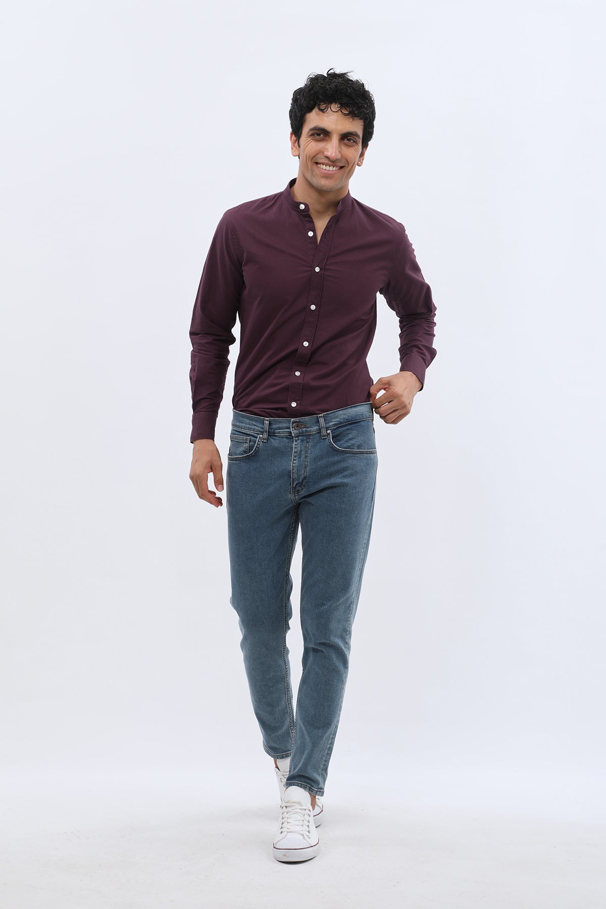 JEANSPRO Boyfriend Slim Fit Jeans - Faded Blue