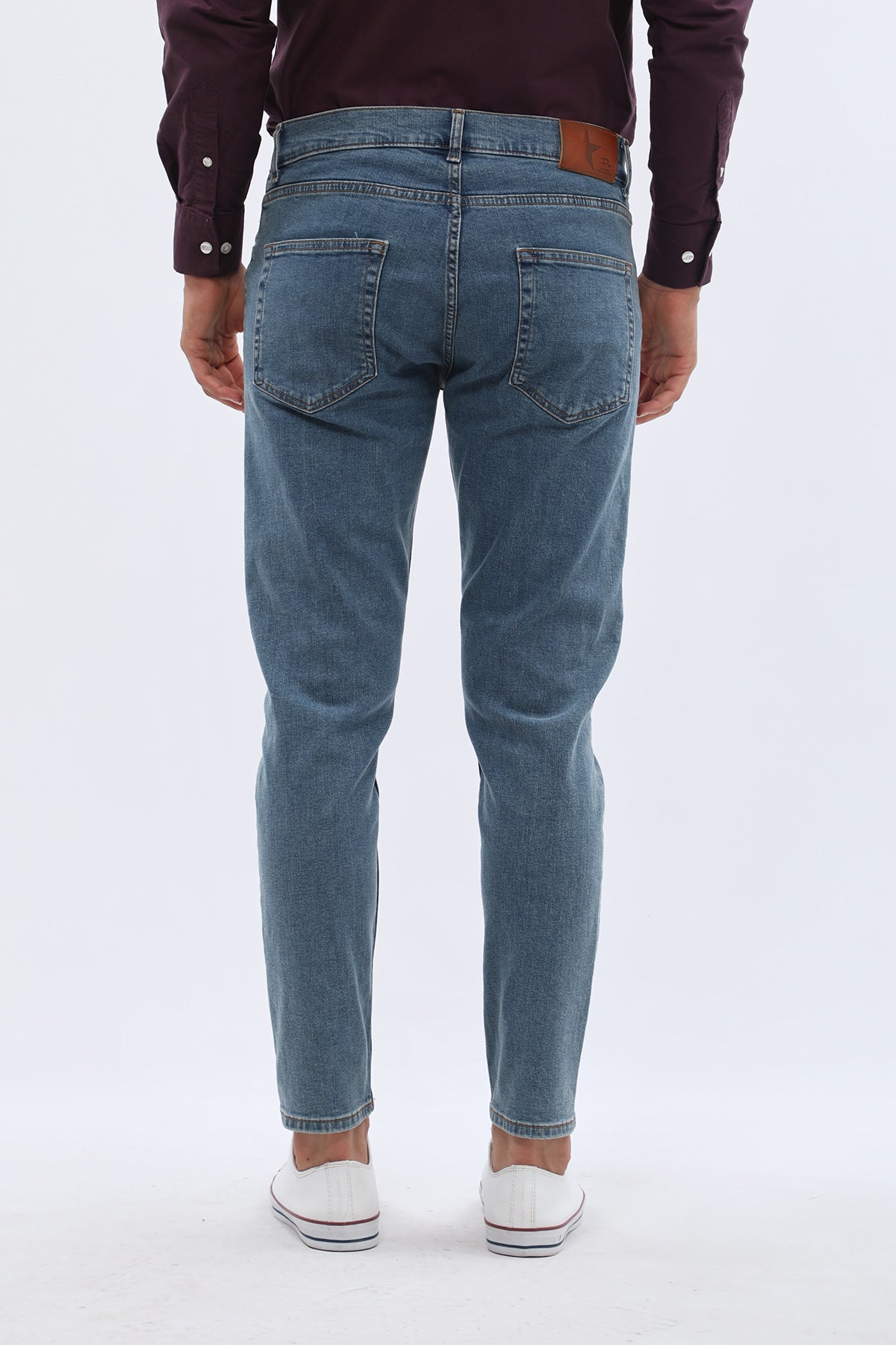 JEANSPRO Boyfriend Slim Fit Jeans - Faded Blue