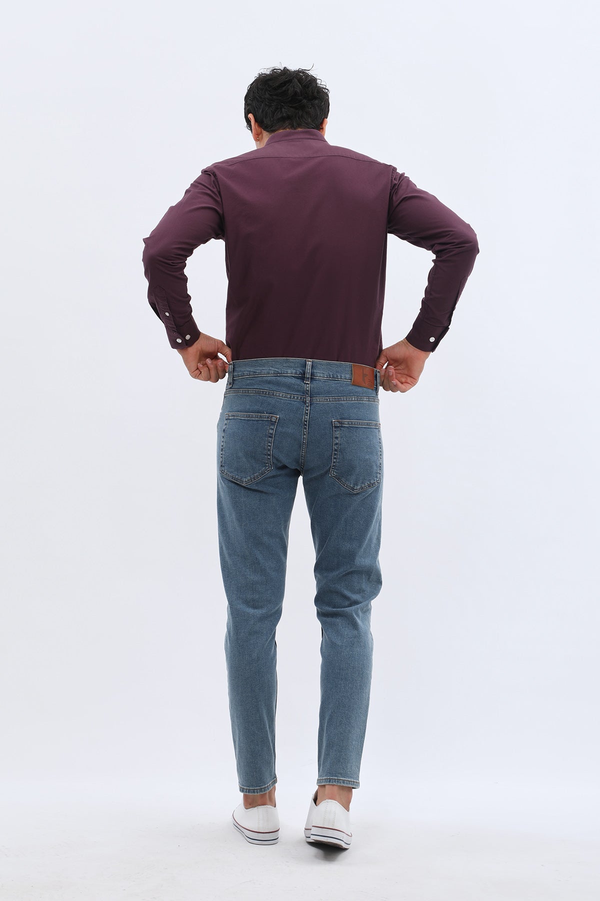 JEANSPRO Boyfriend Slim Fit Jeans - Faded Blue