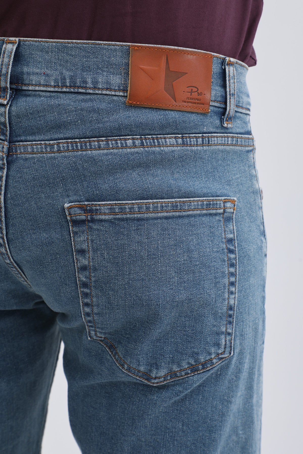 JEANSPRO Boyfriend Slim Fit Jeans - Faded Blue