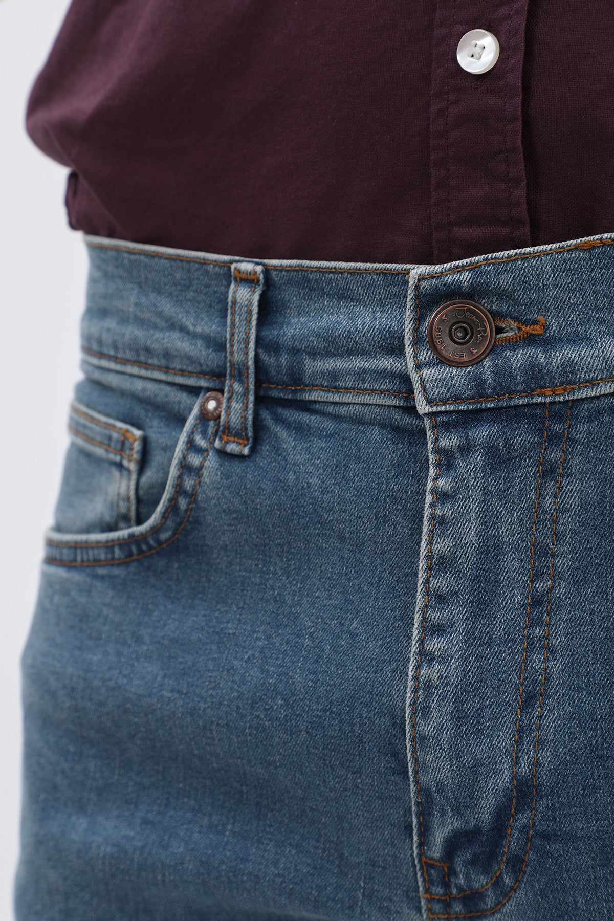 JEANSPRO Boyfriend Slim Fit Jeans - Faded Blue