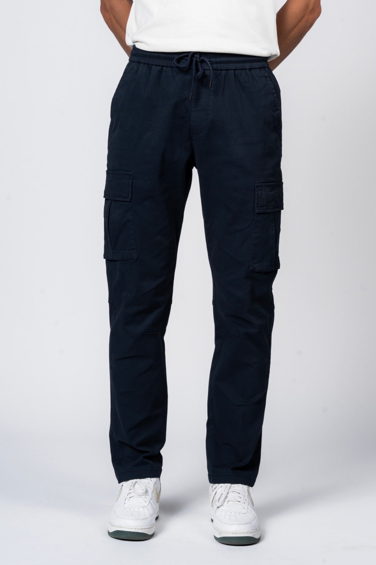 بنطلون كارجو قطن بتصميم كلاسيكي من JEANSPRO – لون كحلي