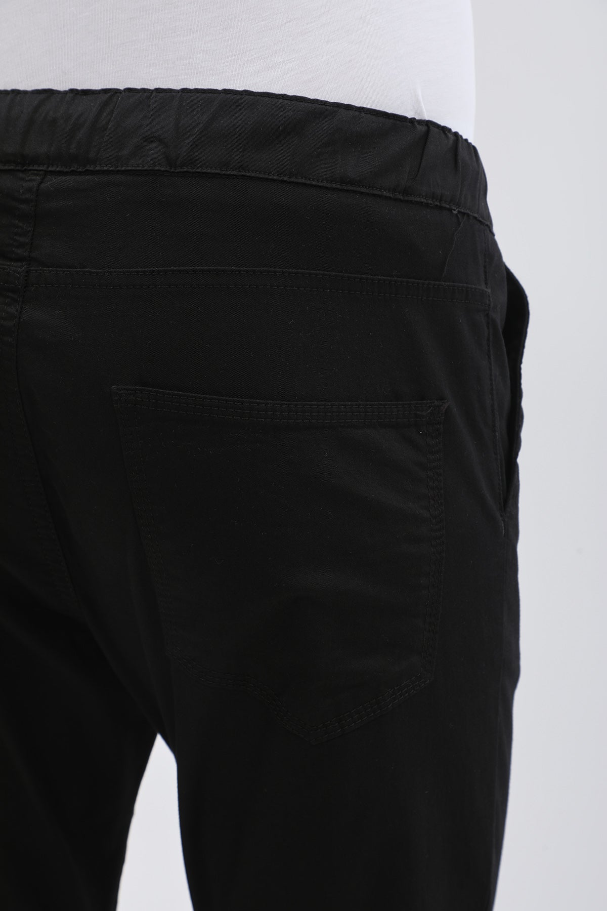 بنطلون جوجر قطني من JEANSPRO - لون أسود