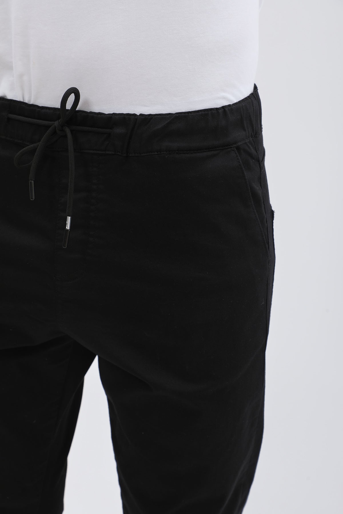 بنطلون جوجر قطني من JEANSPRO - لون أسود