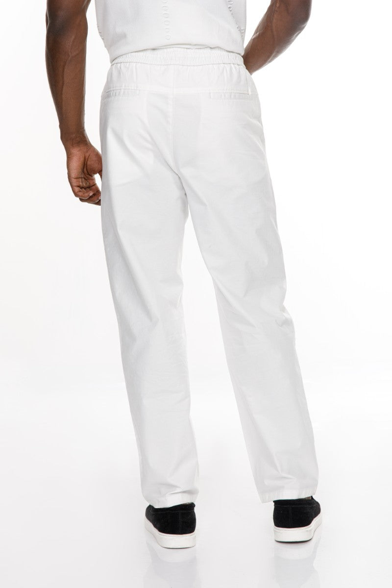 JEANS PRO White Loose Fit Chino Pants