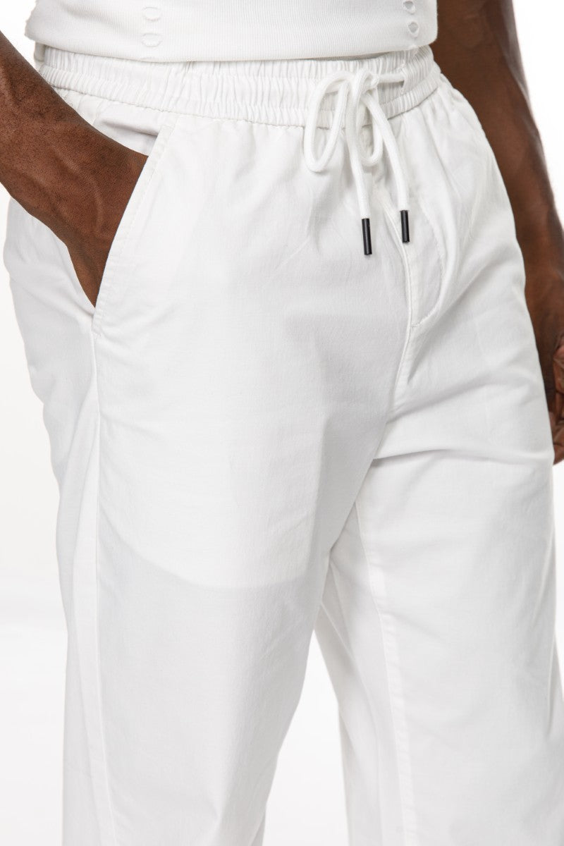 JEANS PRO White Loose Fit Chino Pants