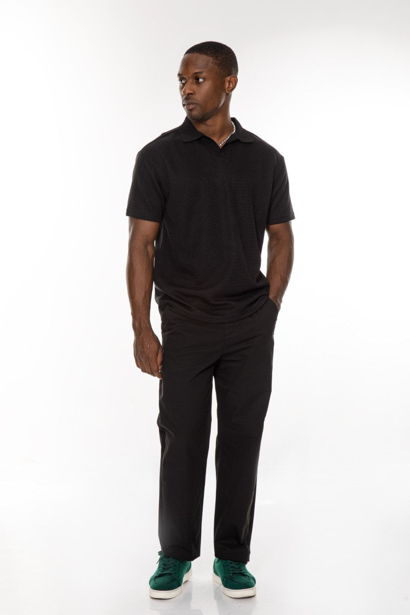 JEANS PRO Black Loose Fit Chino Pants