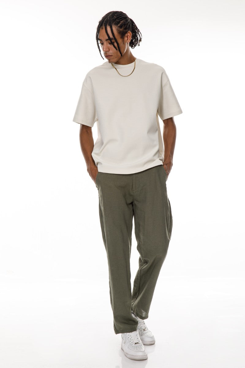 JEANS PRO Ight Green Loose Fit Chino Pants