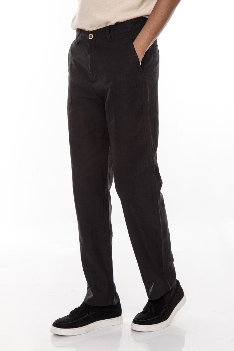 JEANS PRO Black Loose Fit Chino Pants