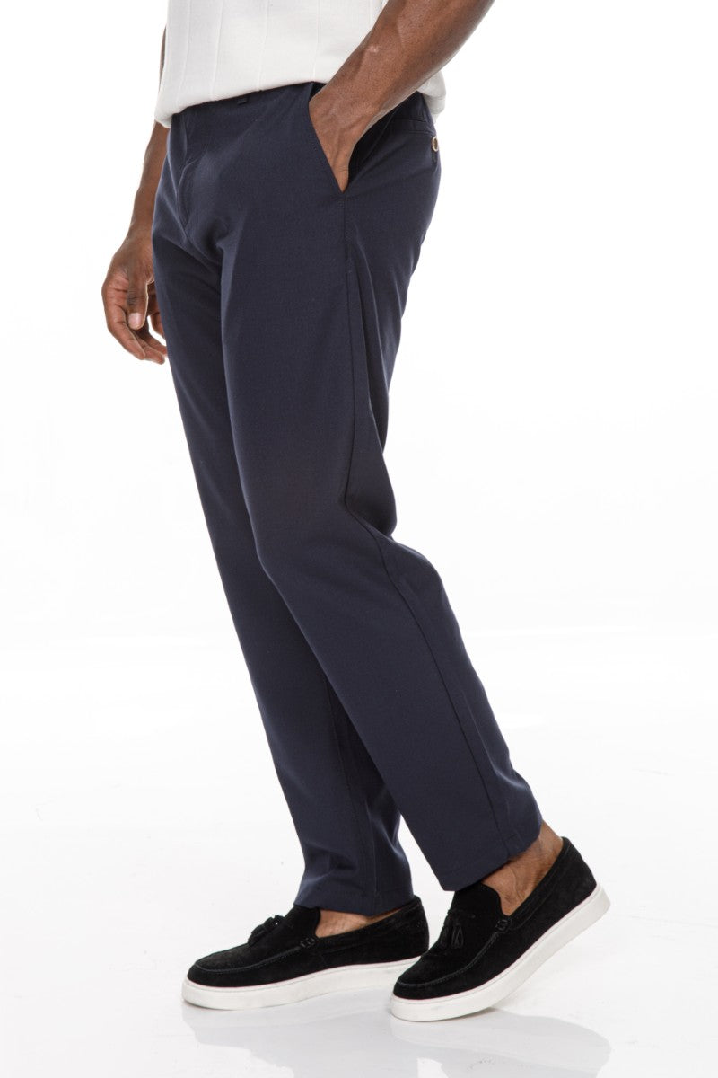 JEANS PRO Navy Loose Fit Chino Pants