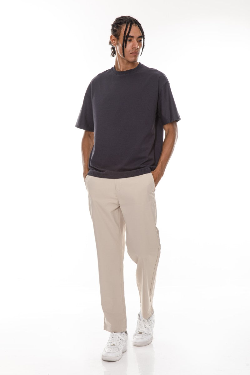 JEANS PRO Beige Loose Fit Chino Pants